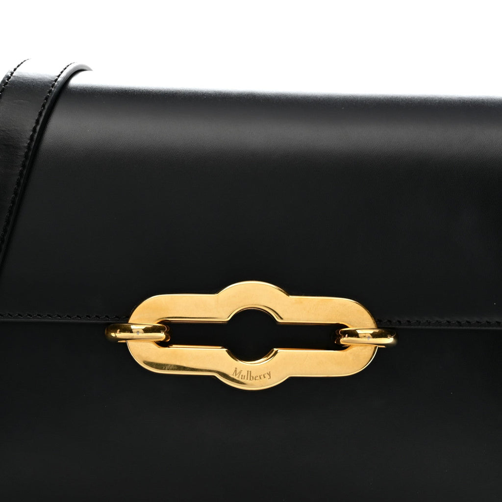 Super Lux Calfskin Small Pimlico Satchel Black