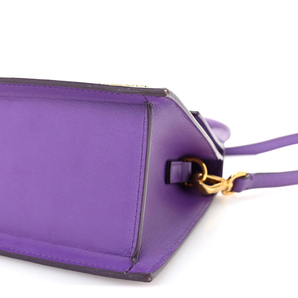 Smooth Calfskin Le Grand Chiquito Purple