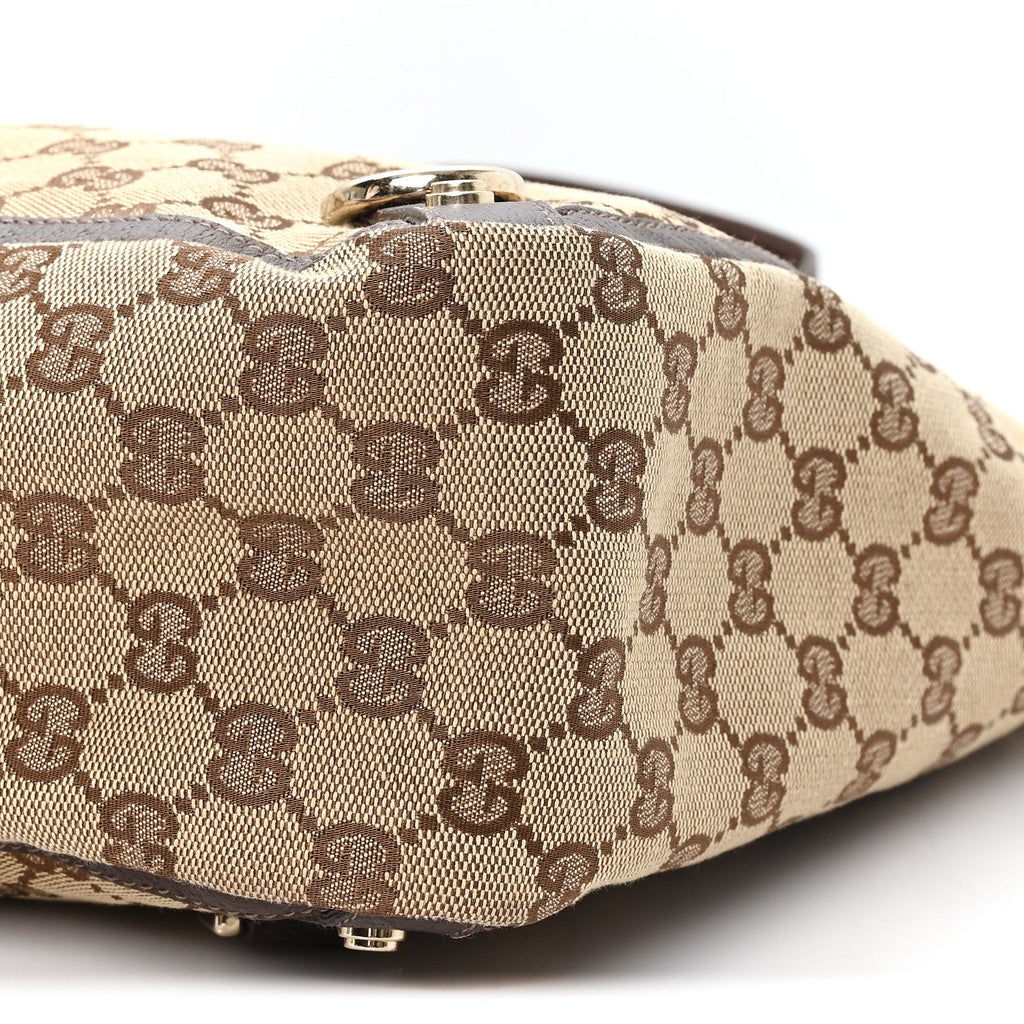 Monogram Large Abbey Tote Dark Brown