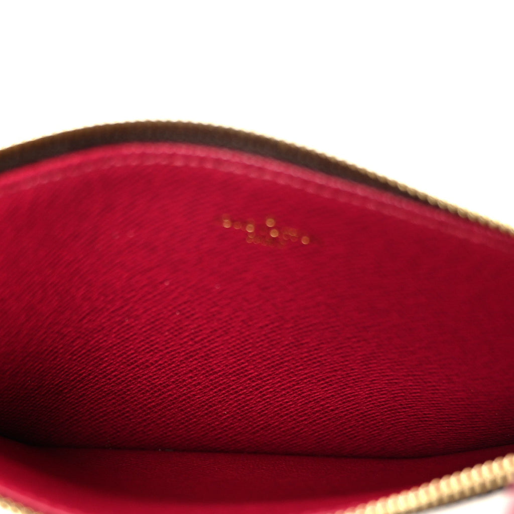 Monogram Pochette Felicie Chain Wallet Fuchsia