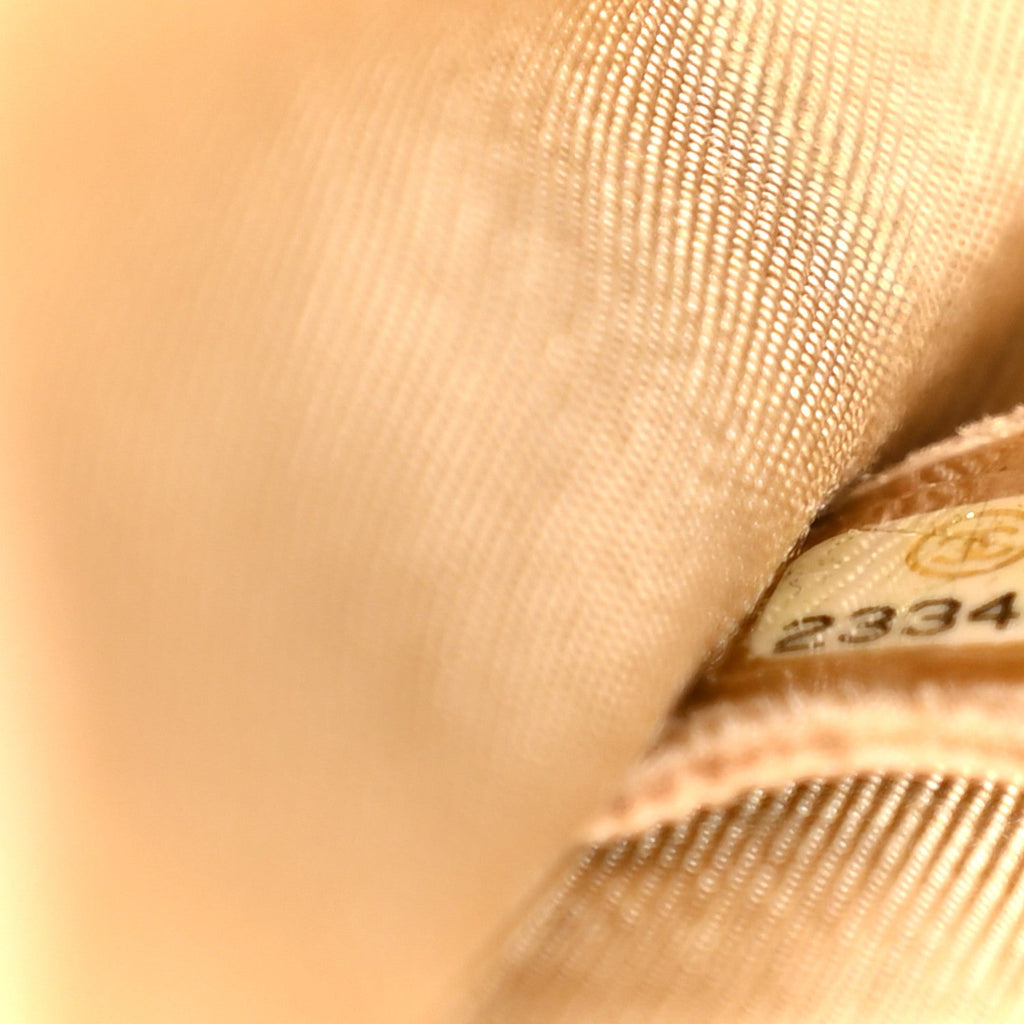Lambskin Quilted Large Natural CC Flap Beige