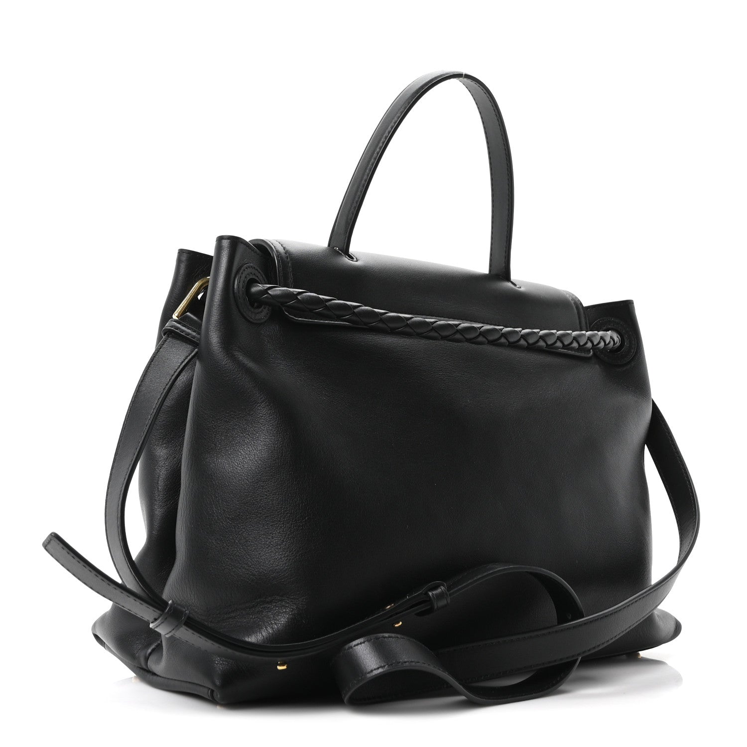 Silky Calfskin Medium Ciao Ciao Black