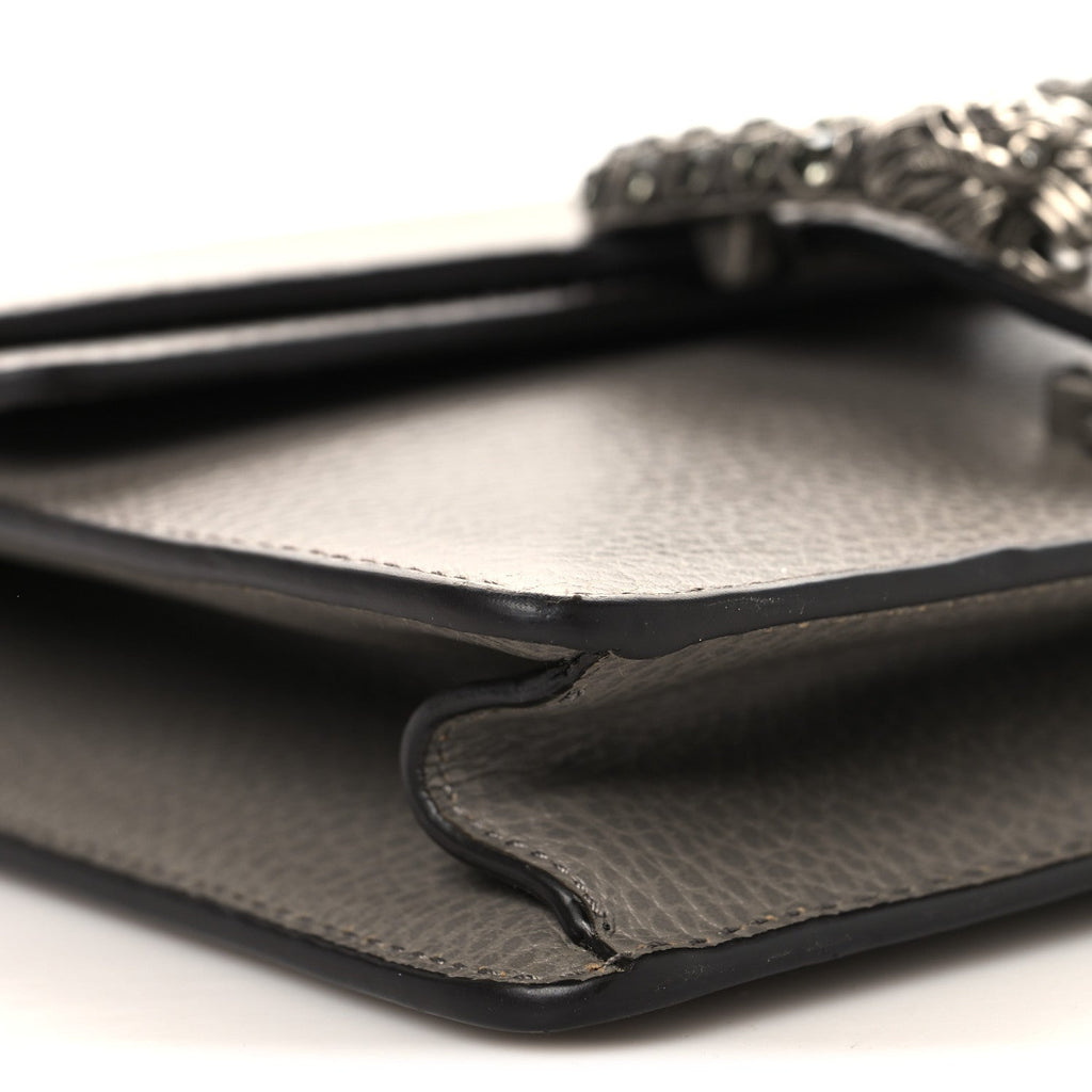Calfskin Mini Dionysus Shoulder Bag Dusty Grey