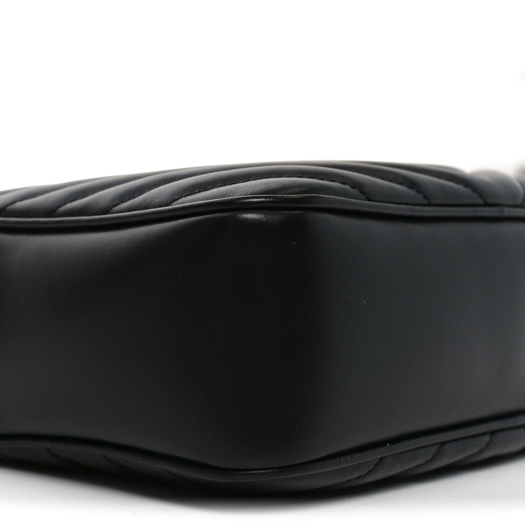 Calfskin Matelasse Monogram Lou Camera Bag Black