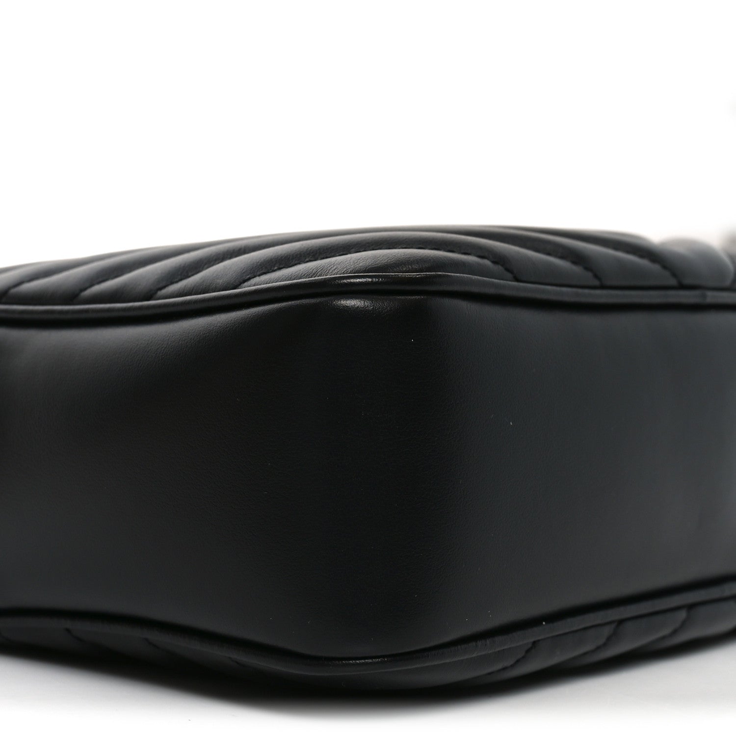 Calfskin Matelasse Monogram Lou Camera Bag Black
