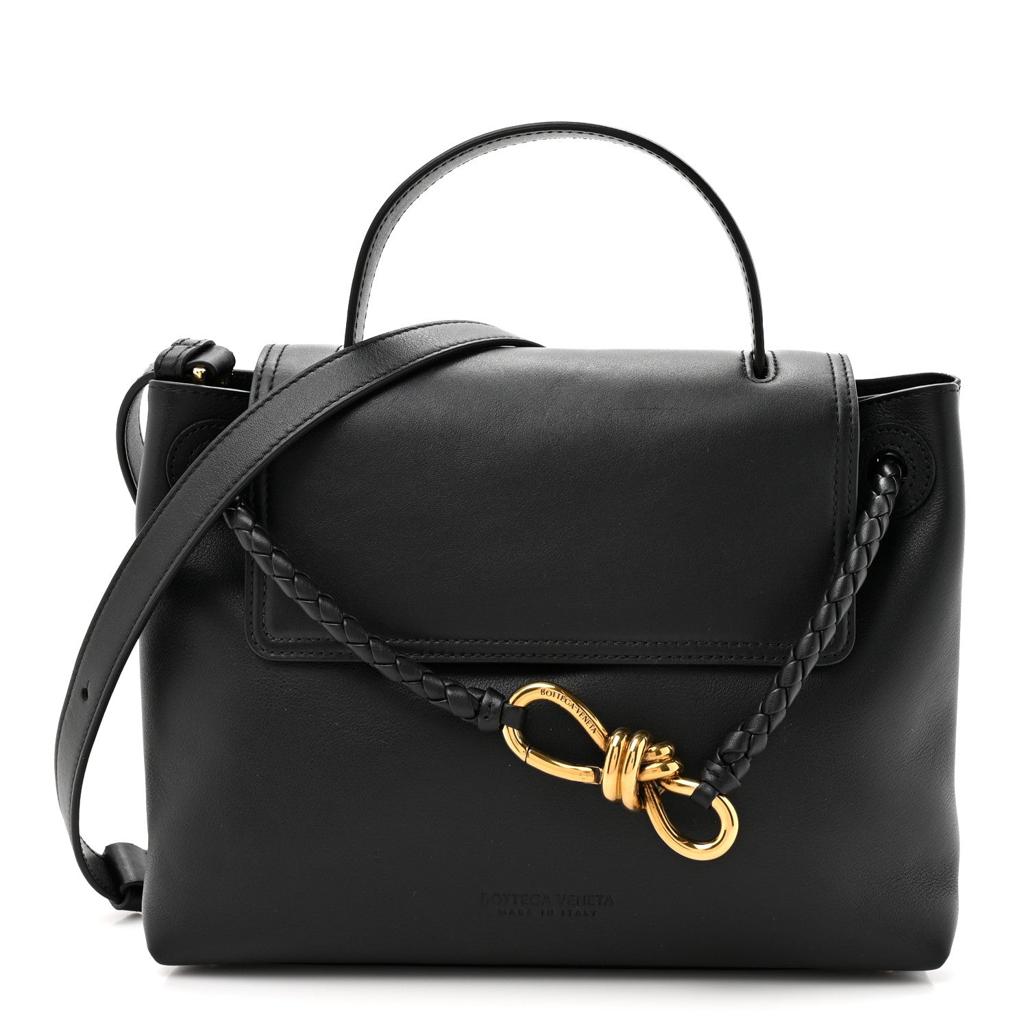 Silky Calfskin Small Ciao Ciao Black