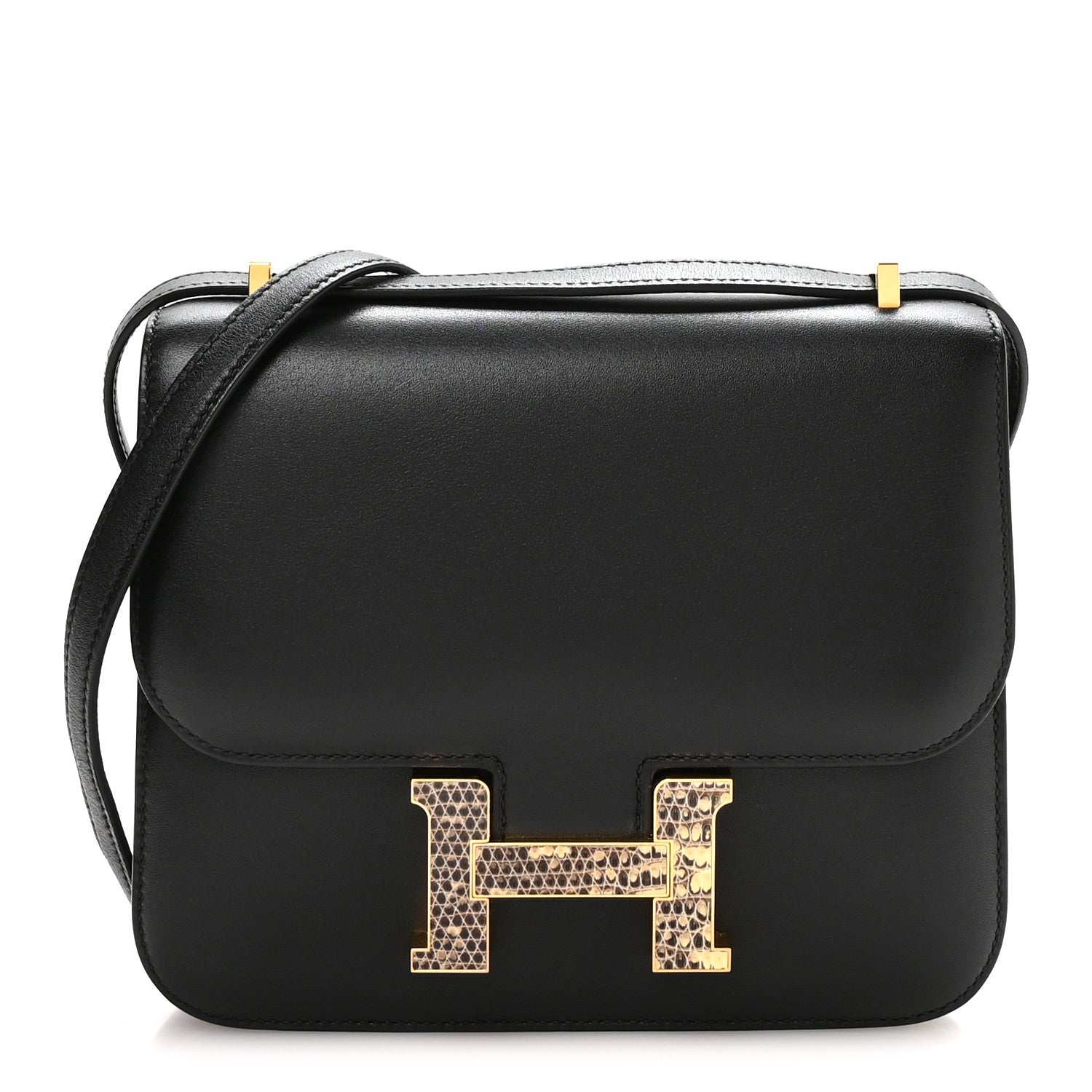 Tadelakt Lizard Marquette Constance 18 Black Ombre