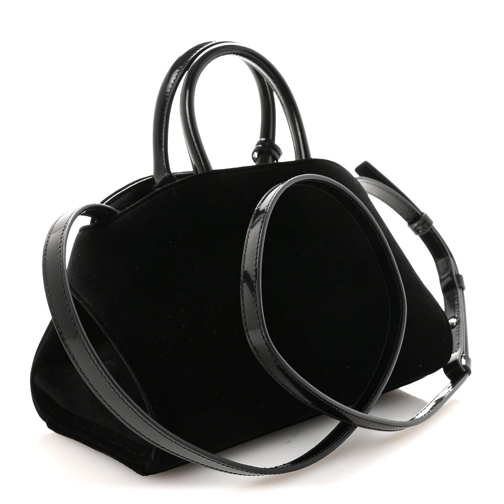 Velvet Strass XS Hug Bag Black