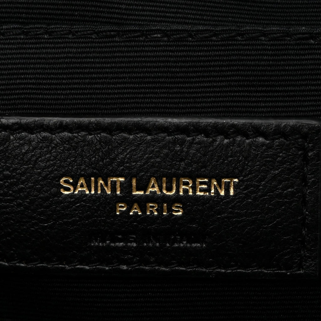Suede Matelasse Monogram Lou Camera Bag Cinnamon