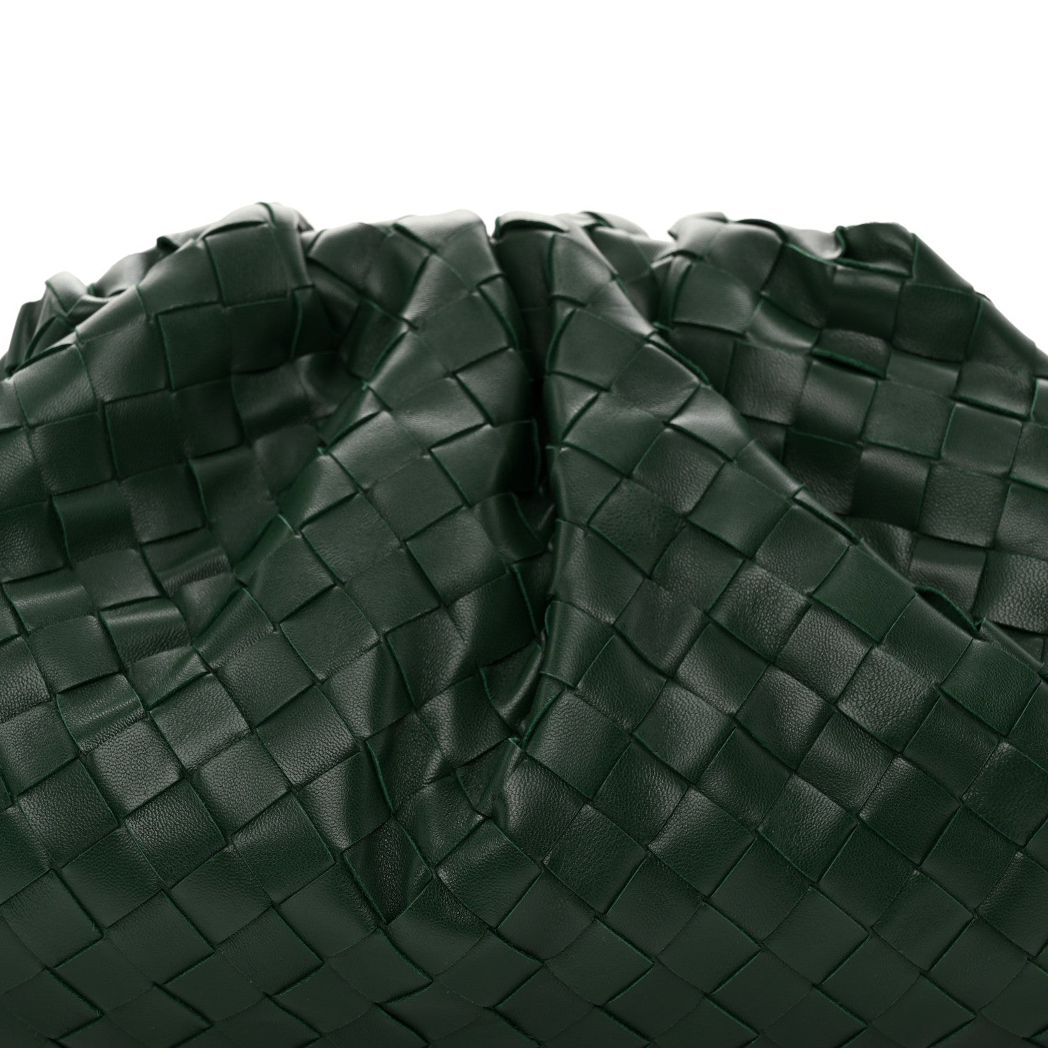 Nappa Maxi Intrecciato The Pouch Oversized Clutch Raintree
