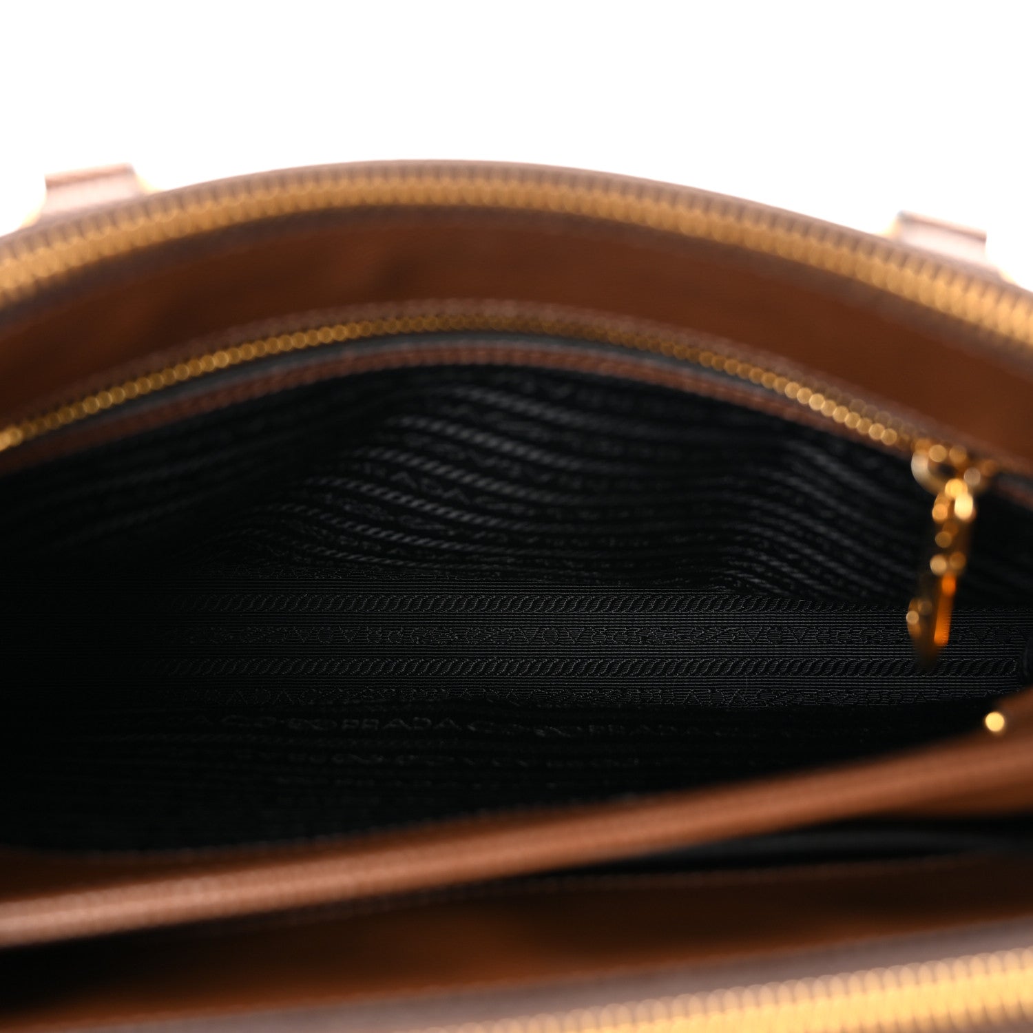 Saffiano Cuir Medium Galleria Double Zip Tote Palissandro