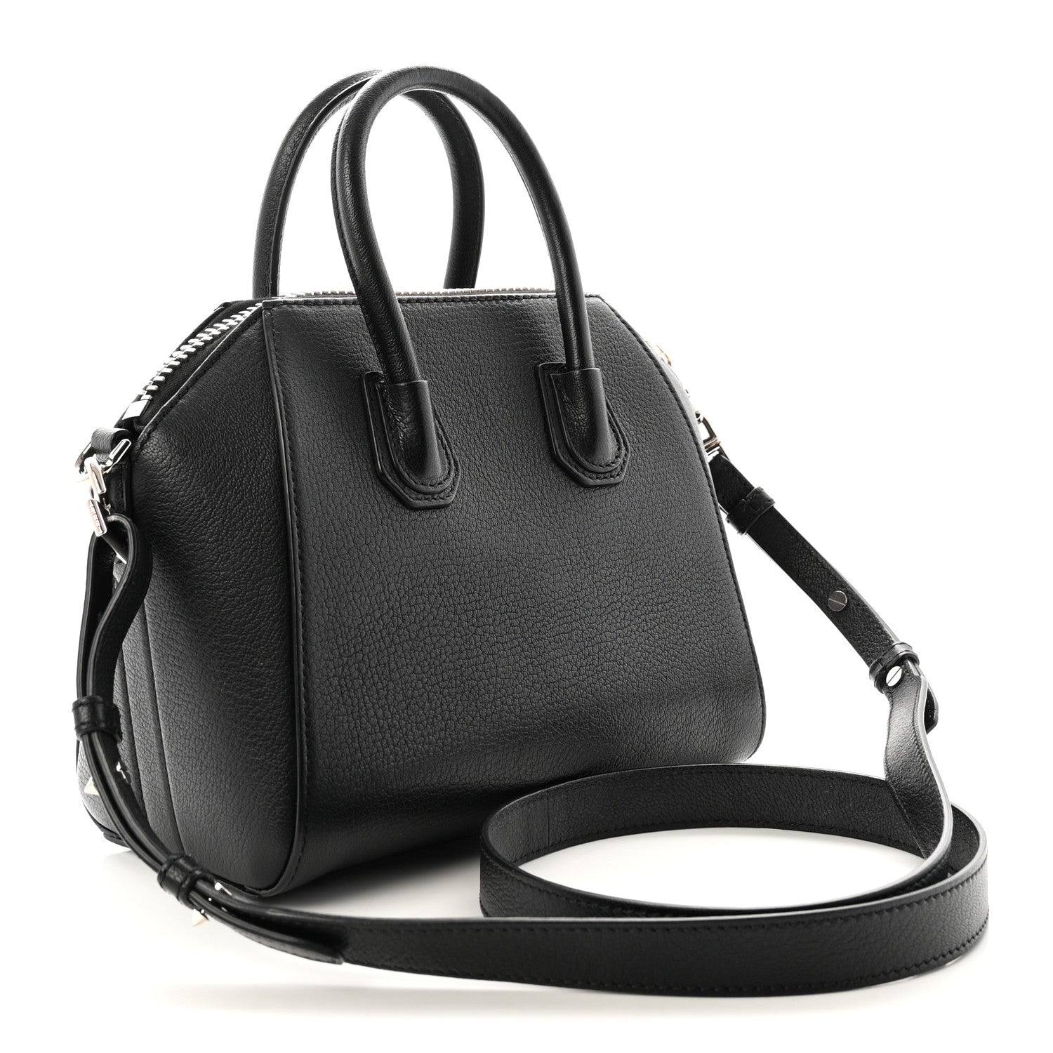 Sugar Goatskin Mini Antigona Black