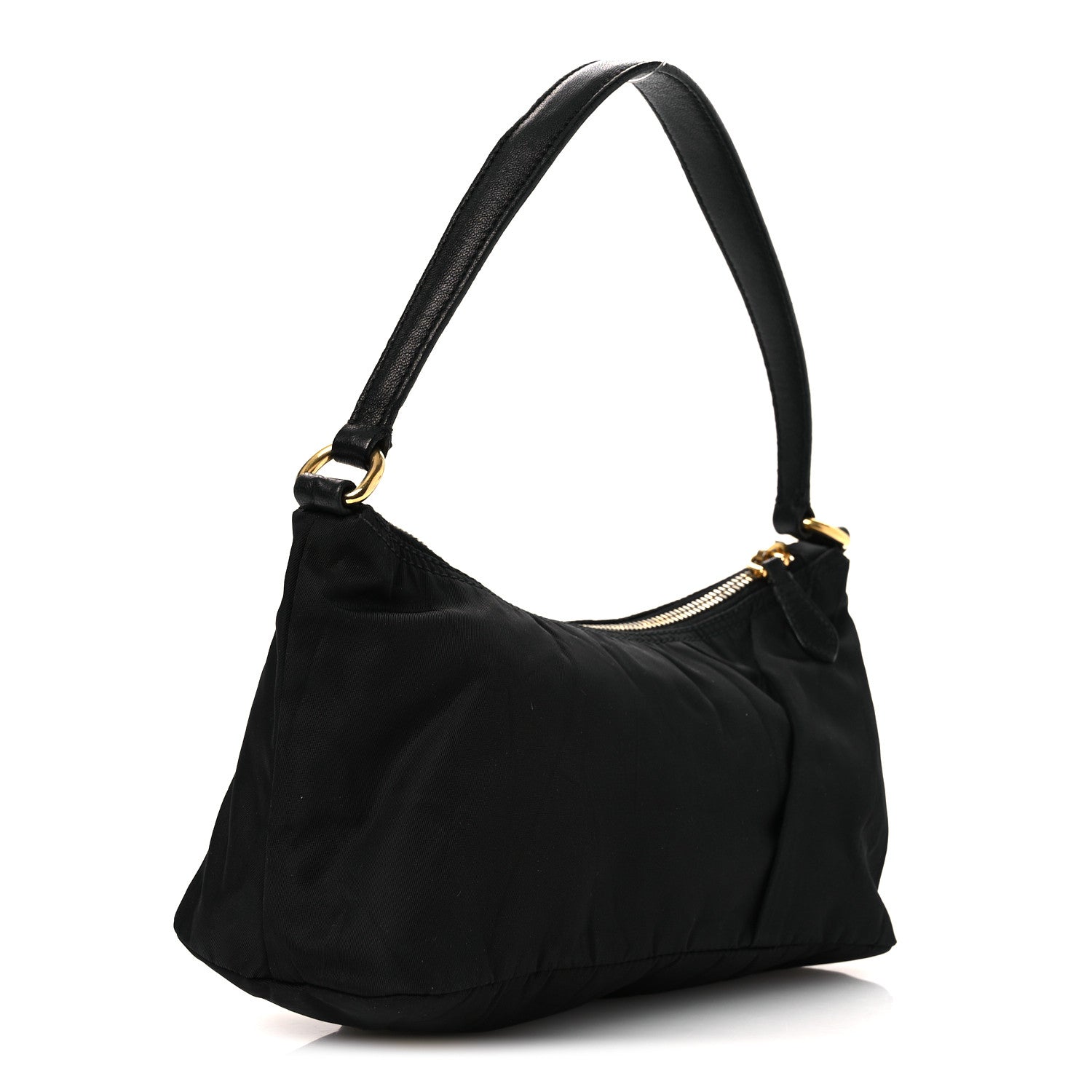 Tessuto Nylon Pochette Bag Black