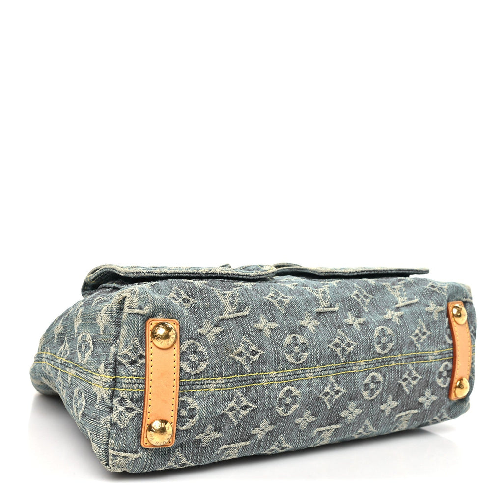 Monogram Denim Baggy PM Blue
