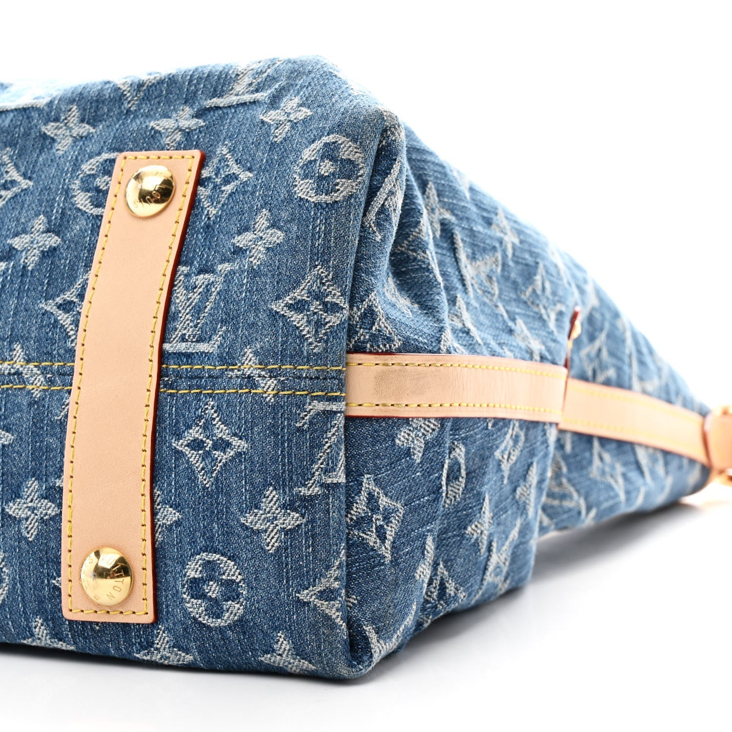 Monogram Denim CarryAll MM Blue