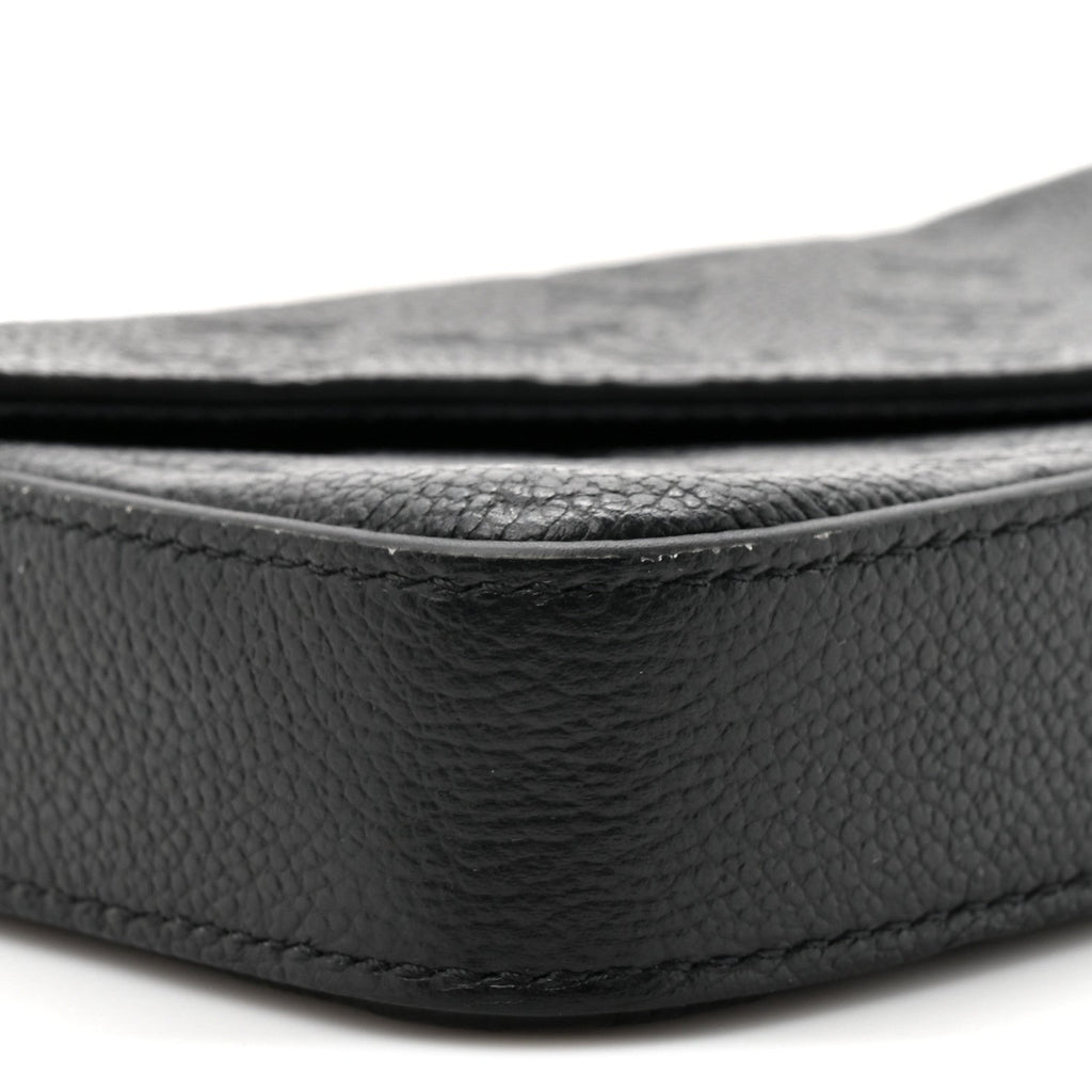 Empreinte Pochette Felicie Chain Wallet Black
