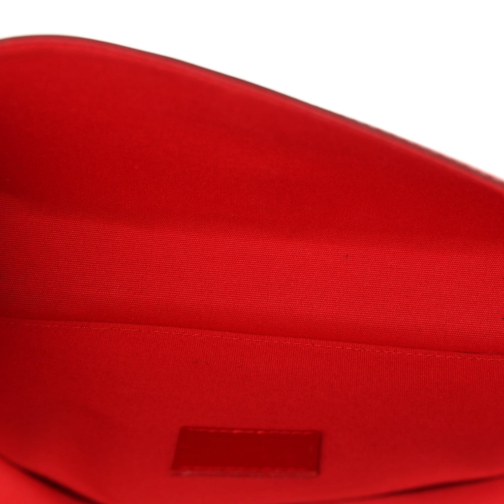 Vernis Felicie Pochette Chain Wallet Cherry