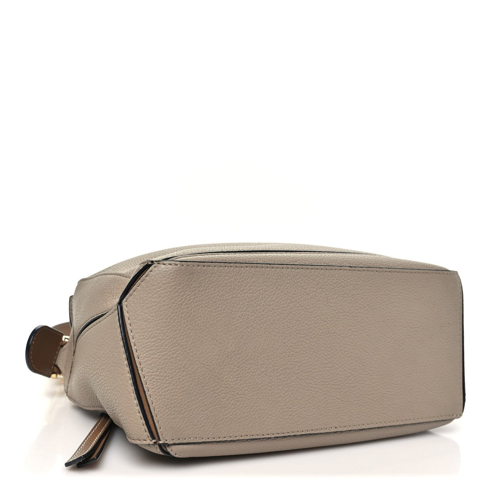 Grained Calfskin Small Puzzle Bag Sand Mink