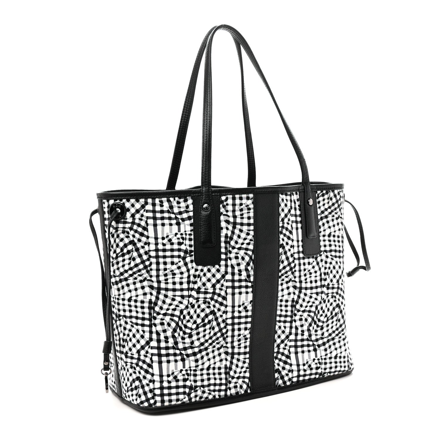 Visetos Medium Liz Reversible Shopper Tote Black