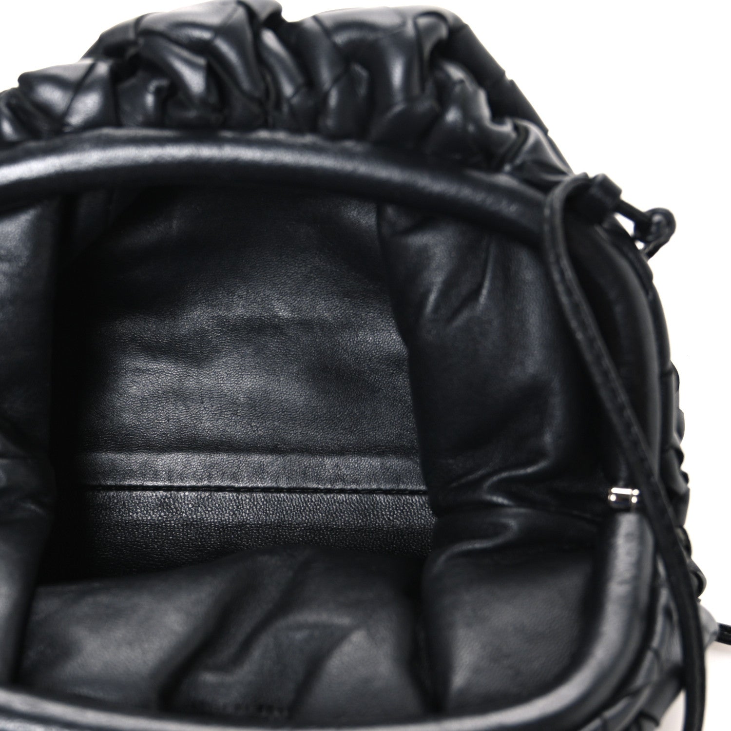 Nappa Intrecciato The Mini Pouch Black