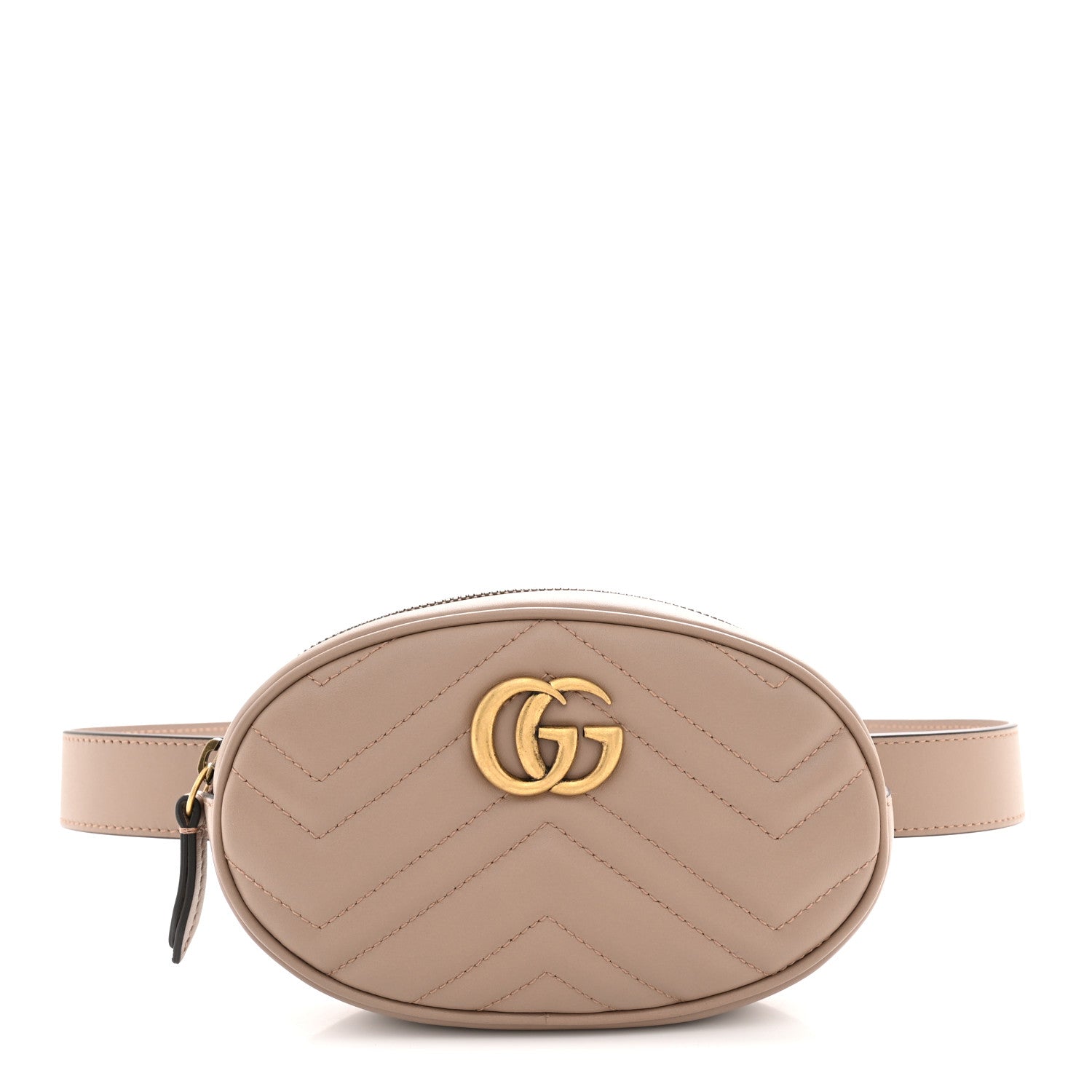 Calfskin Matelasse GG Marmont Belt Bag 85 34 Porcelain Rose