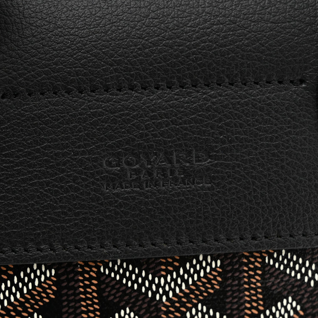 Goyardine Calfskin Mini Alpin Backpack Black
