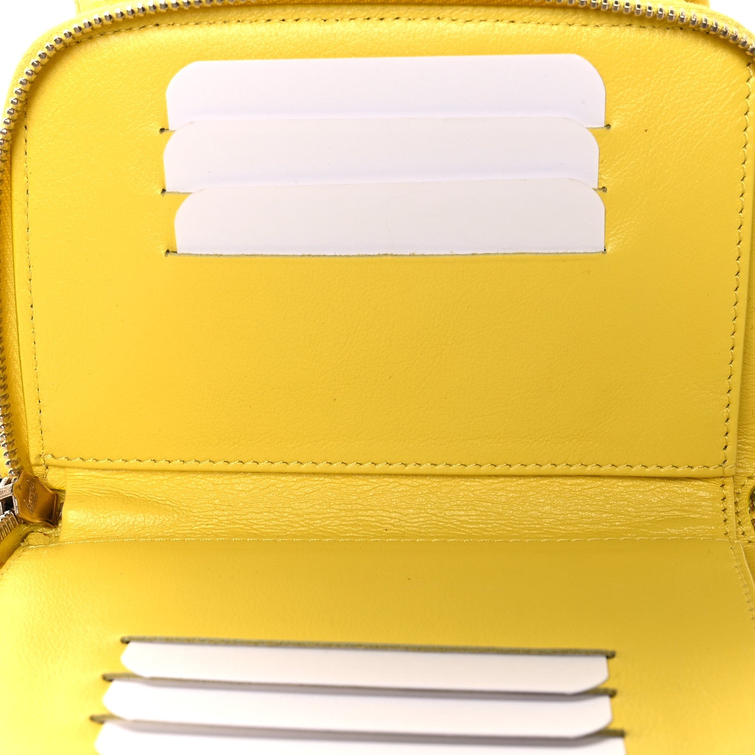 Lambskin Quilted New Mini Flap Yellow