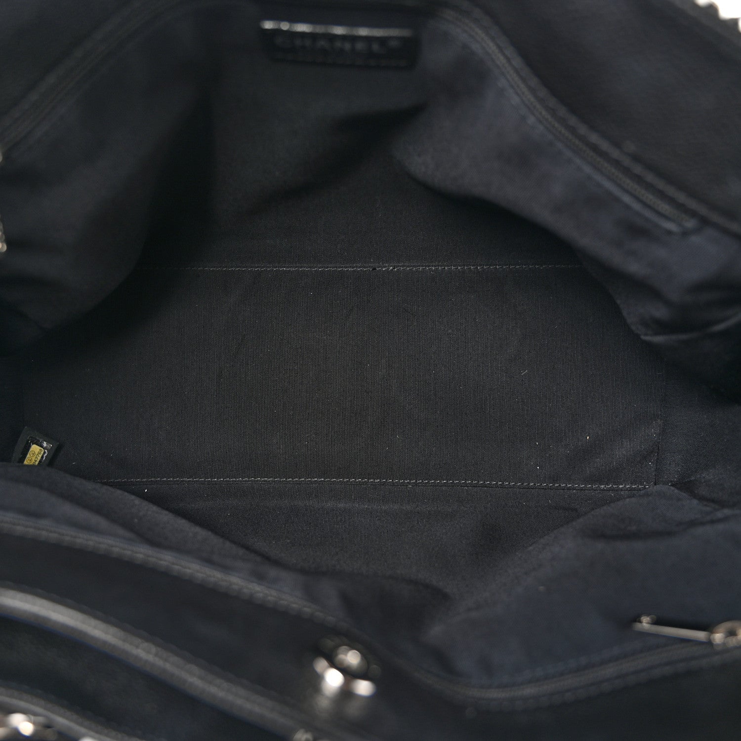 Calfskin Cerf Executive Shopper Tote Black
