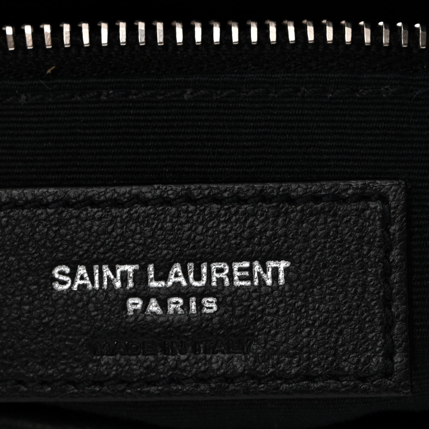 Lambskin Quilted Small Loulou Puffer Monogram Chain Satchel Black
