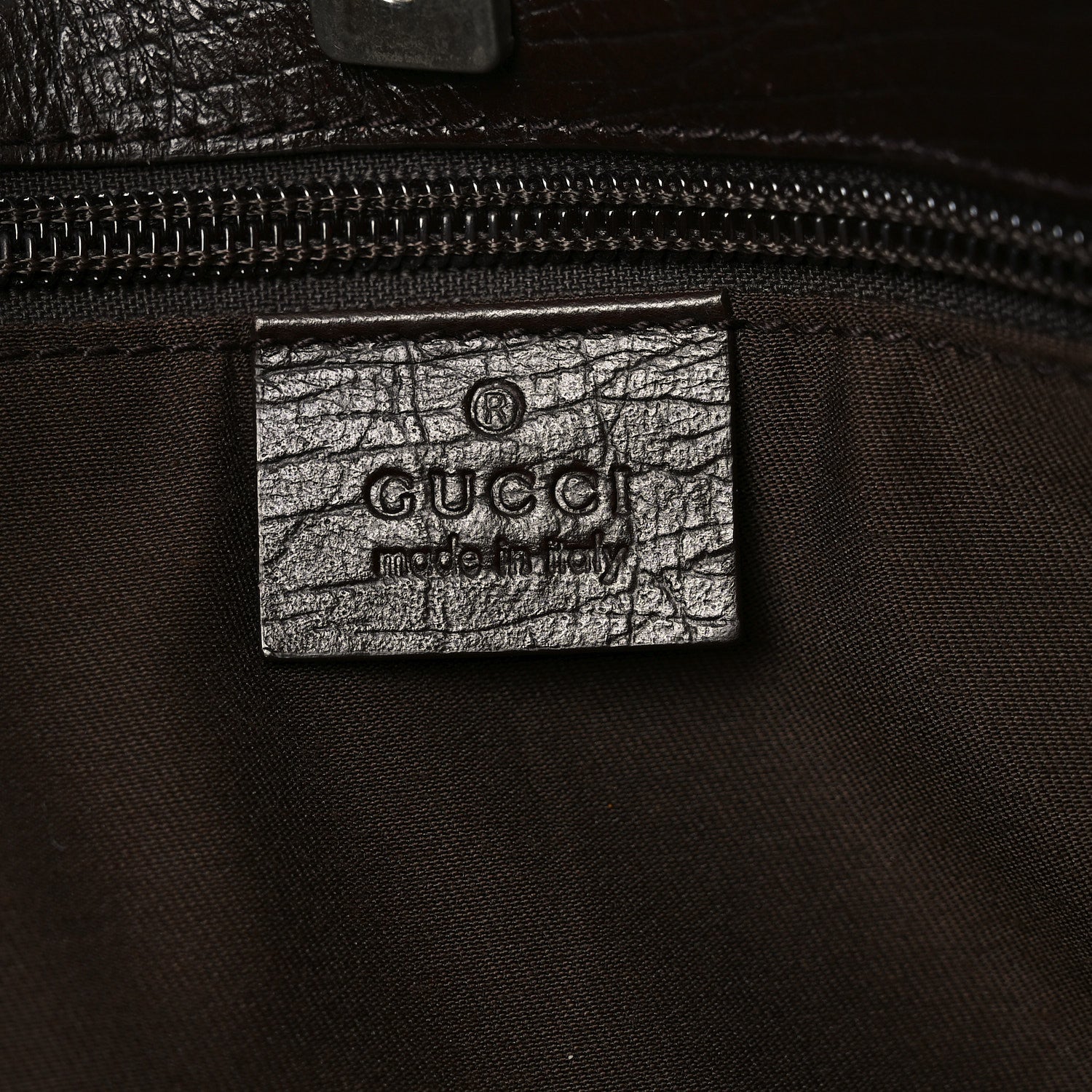 GG Plus Monogram Small Vertical Tote Dark Brown