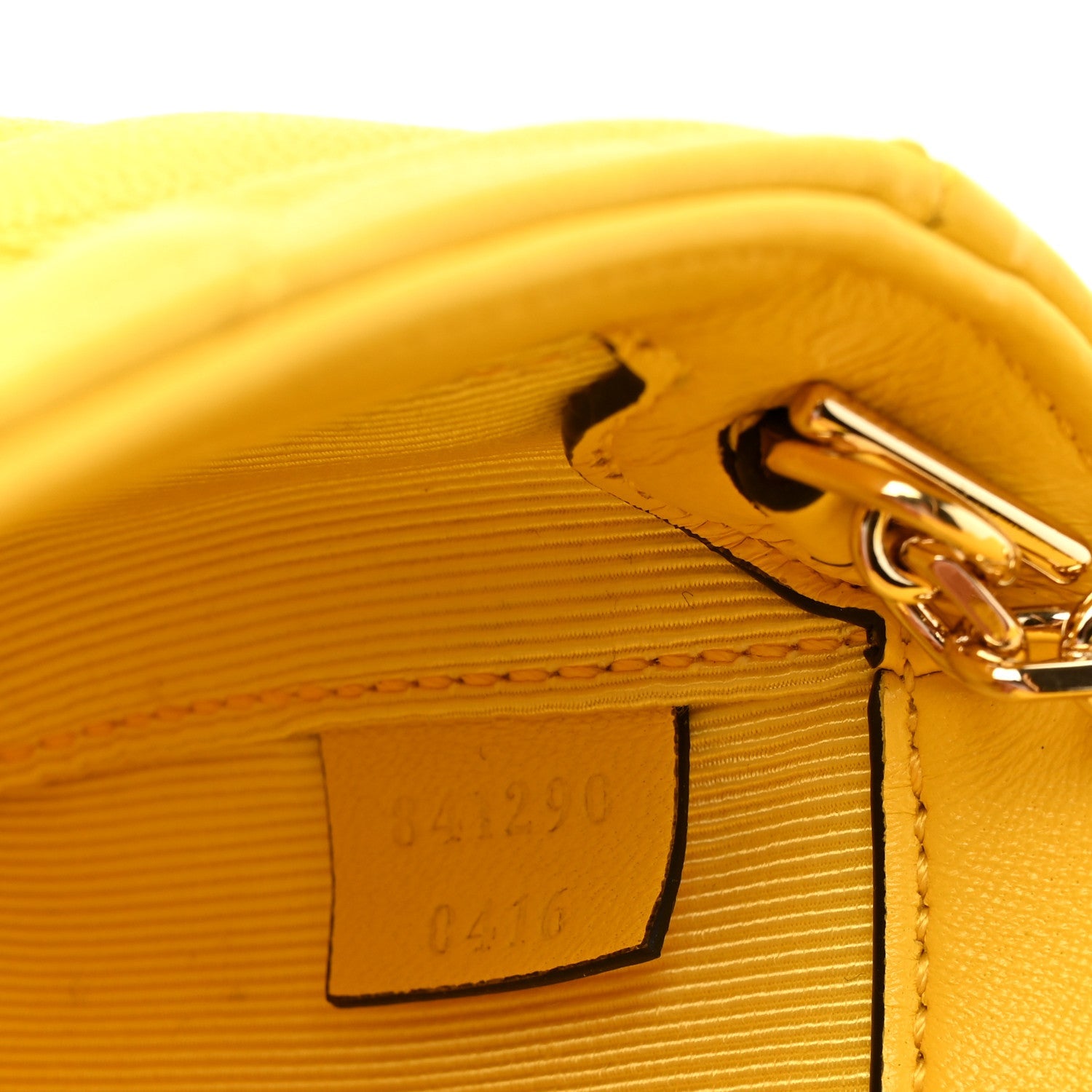 Lambskin Matelasse Mini GG Marmont Shoulder Bag Yellow