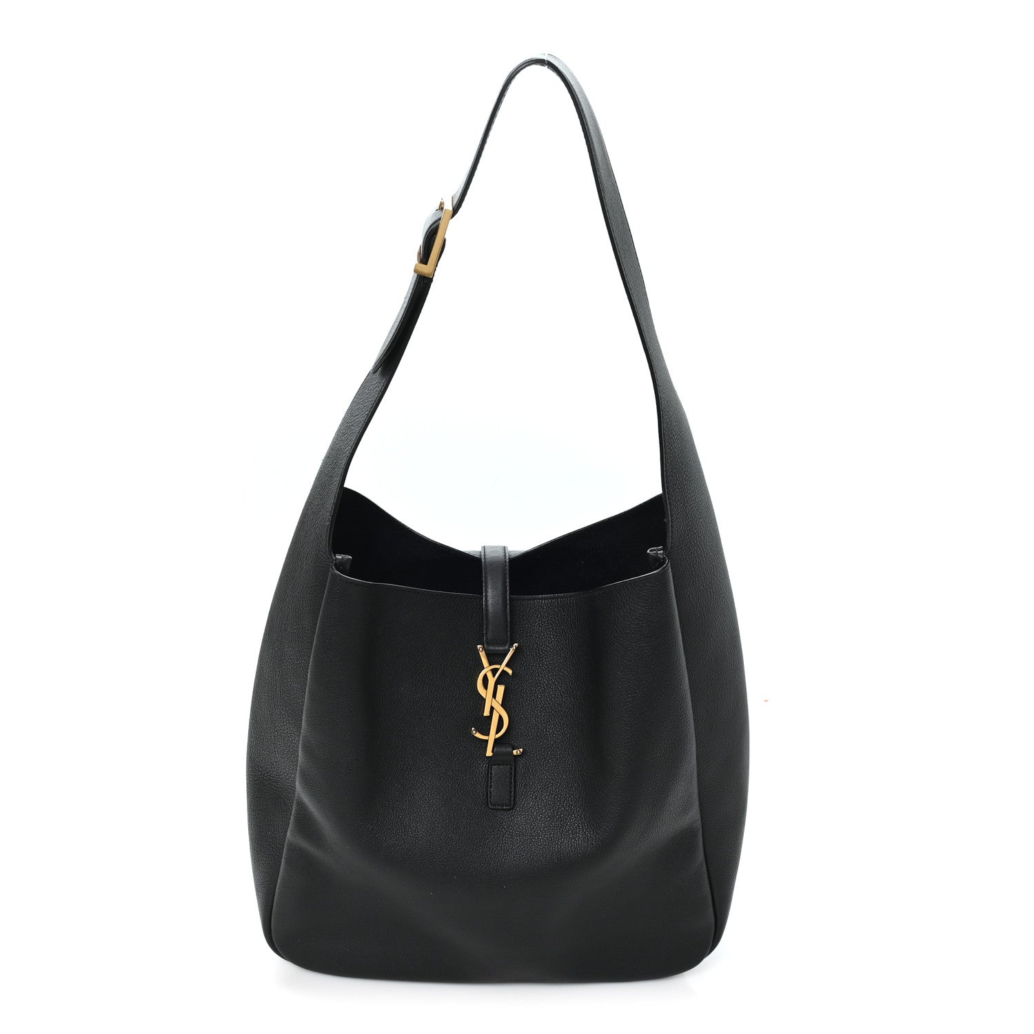 Smooth Calfskin Large Le 5 A 7 Soft Hobo Black