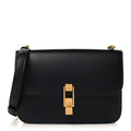 Smooth Calfskin Carre Satchel Black