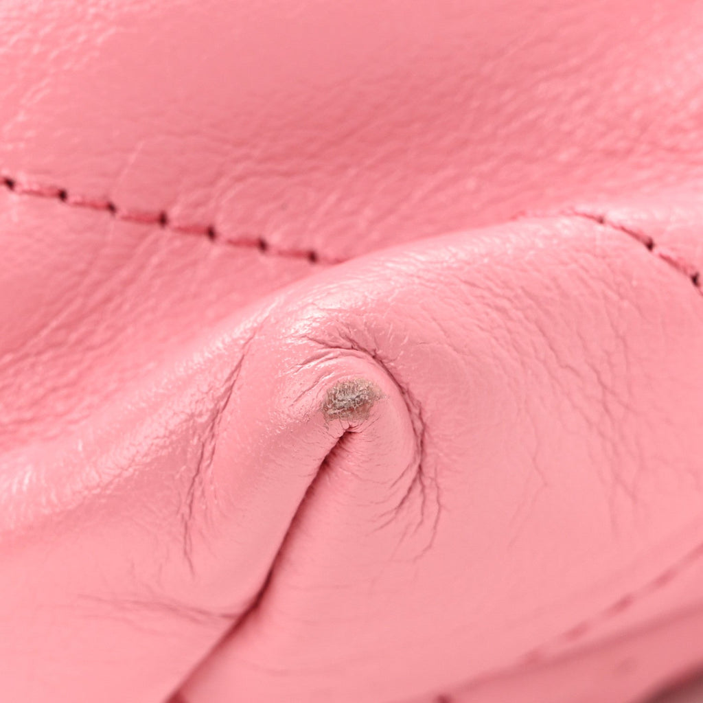 Shiny Calfskin Quilted Mini Chanel 22 Pink