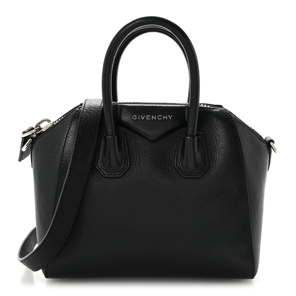 Sugar Goatskin Mini Antigona Black