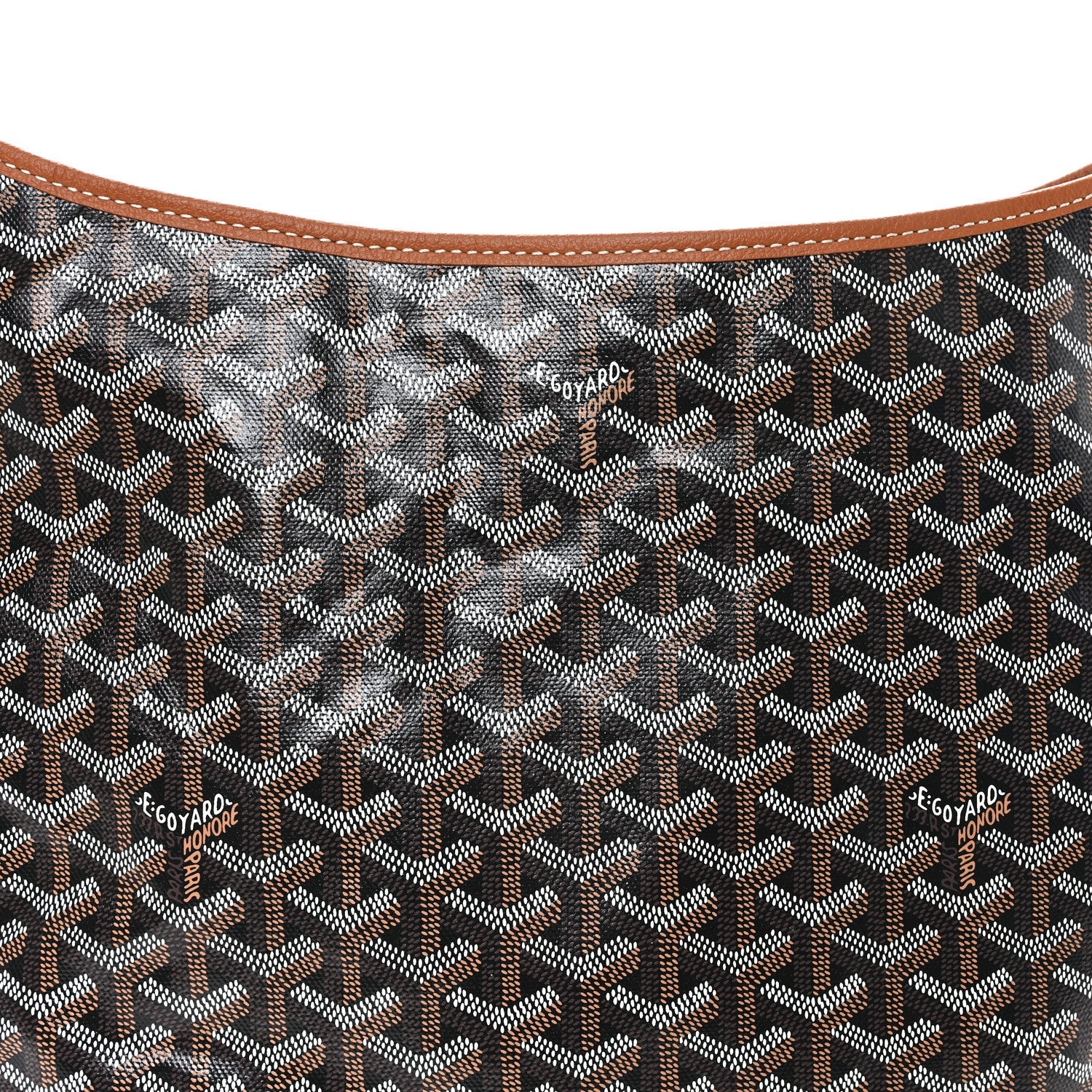 Goyardine Boheme Hobo Black Gold