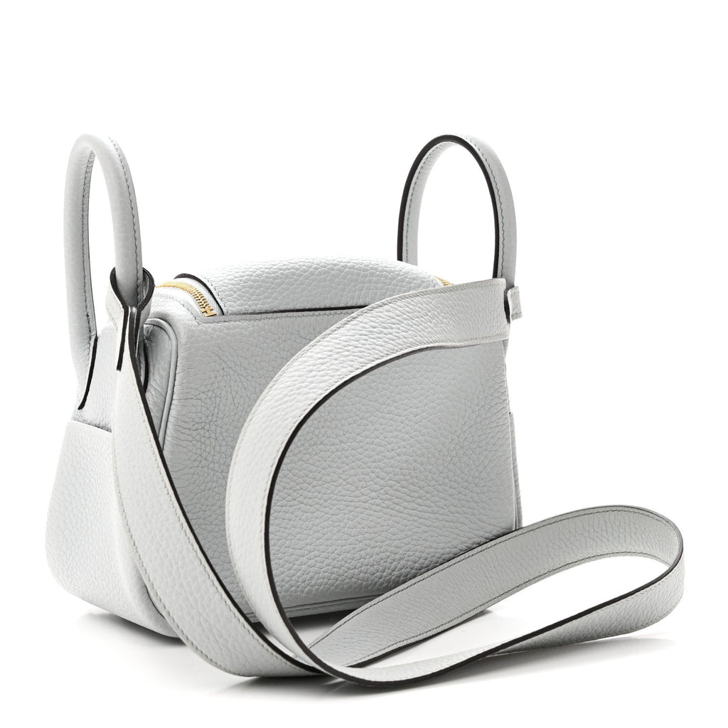 Taurillon Clemence Mini Lindy 20 Bleu Pale