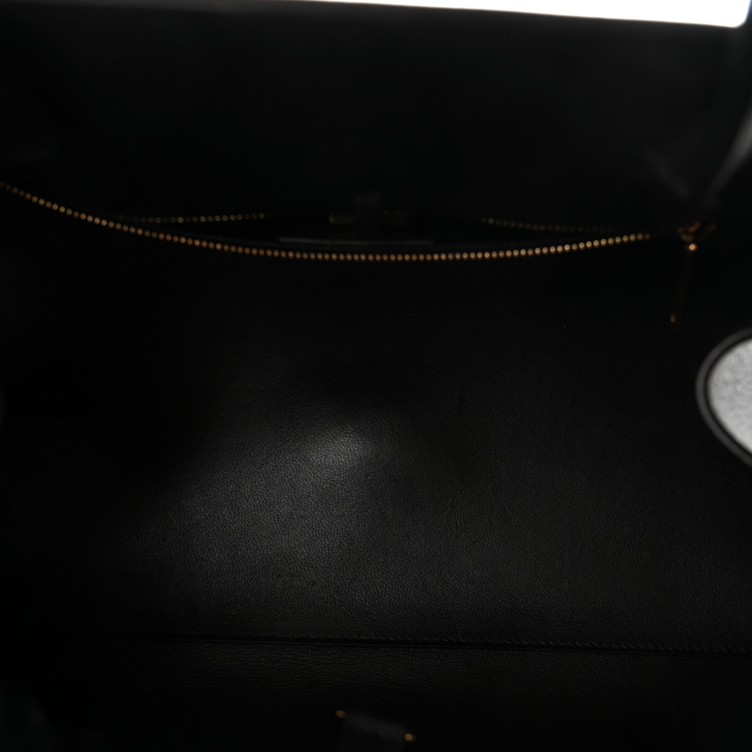 Calfskin Medium Hug Bag Black