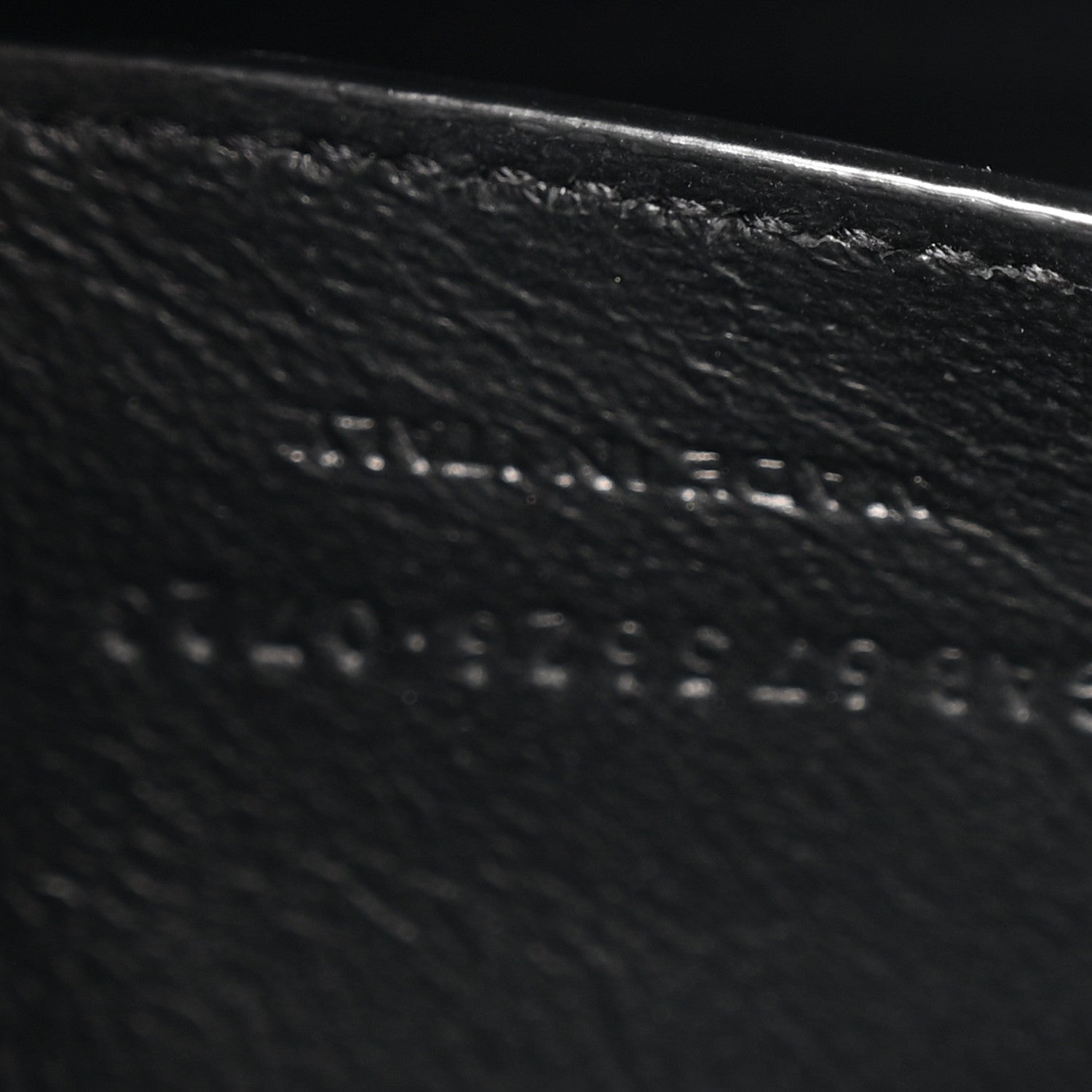 Shiny Calfskin Crocodile Embossed Small Manhattan Baguette Black