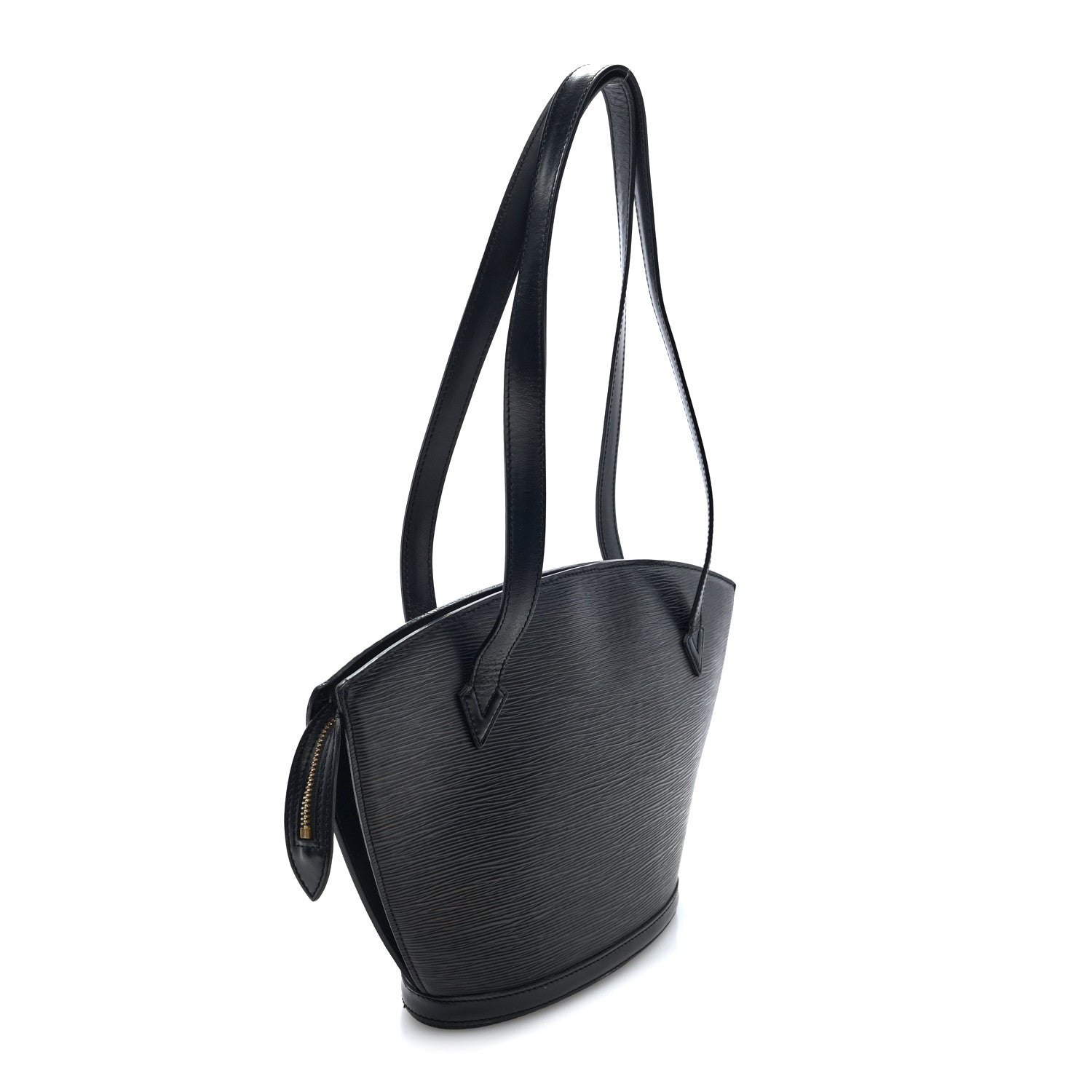 Epi Saint Jacques PM Long Straps Black
