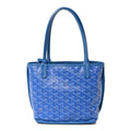 Goyardine Reversible Mini Anjou Sky Blue