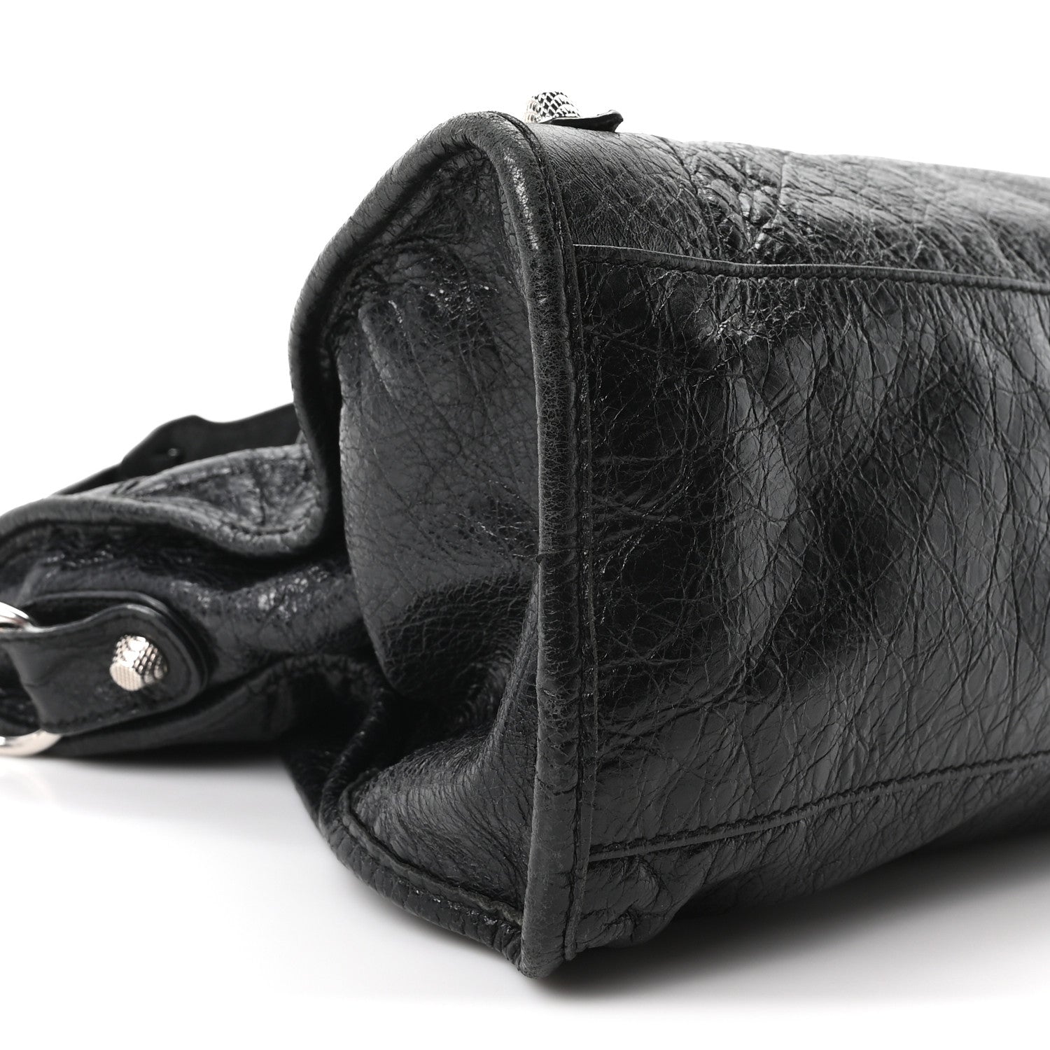 Agneau Giant 12 Silver Hardware City Black