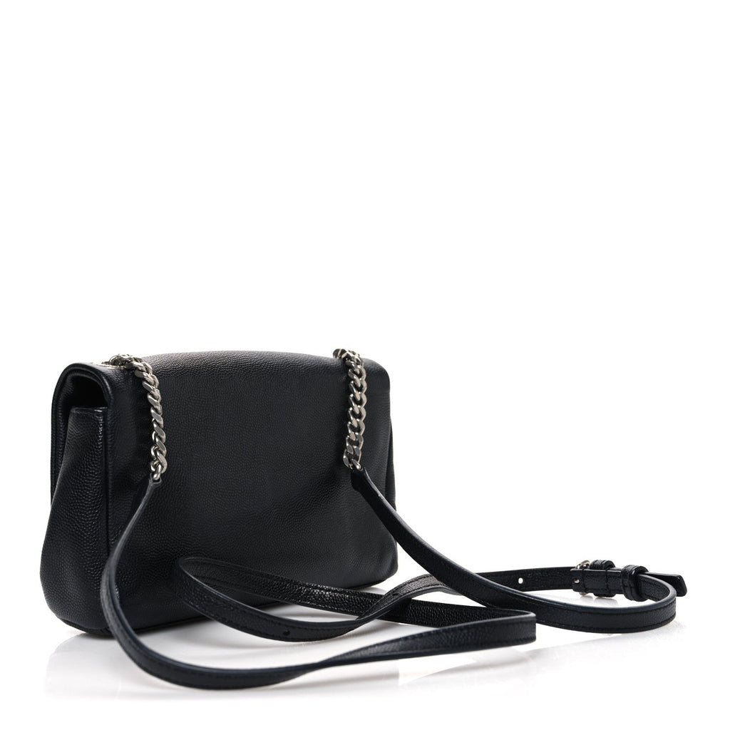 Grain De Poudre Monogram Toy West Hollywood Fold-Over Bag Black