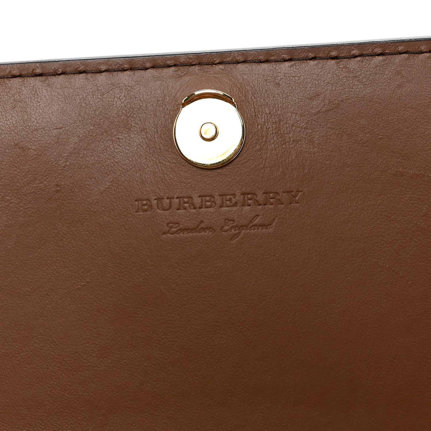 Derby Calfskin House Check Mini Hampshire Crossbody Tan