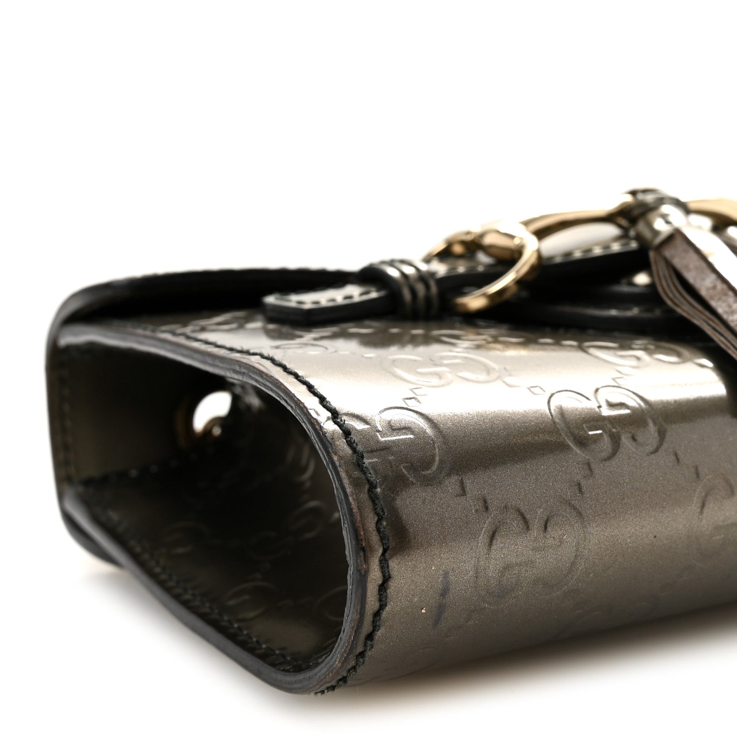 Shine Guccissima Mini Emily Chain Shoulder Bag Sasso