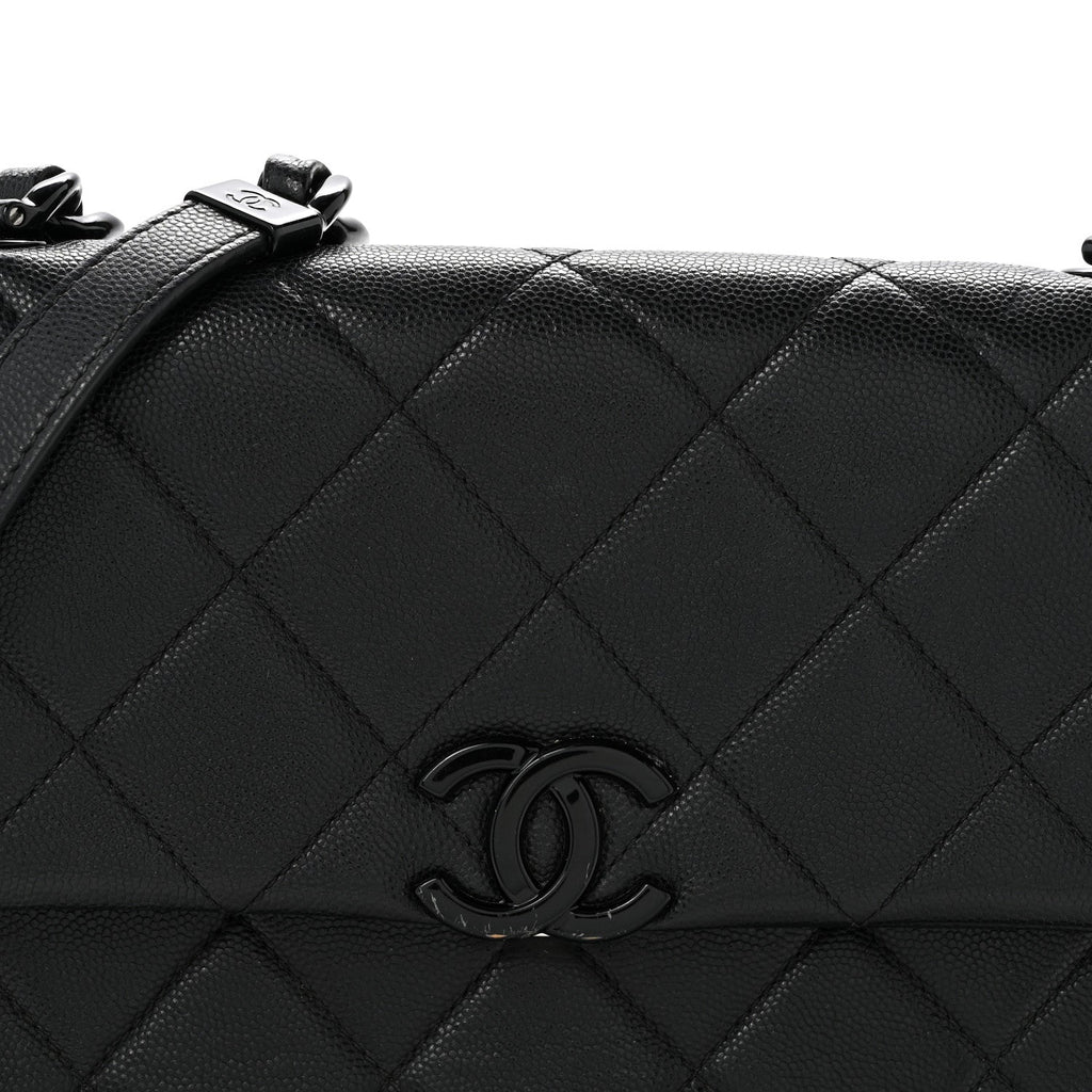 Caviar Quilted My Everything Flap Black