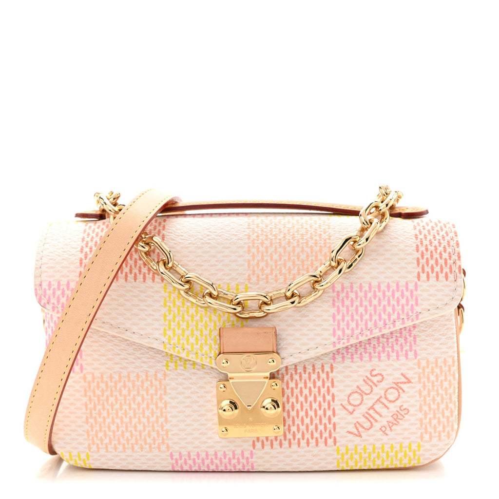 Damier Giant Pochette Metis East West Peach