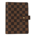 Damier Ebene Medium Ring Agenda Cover