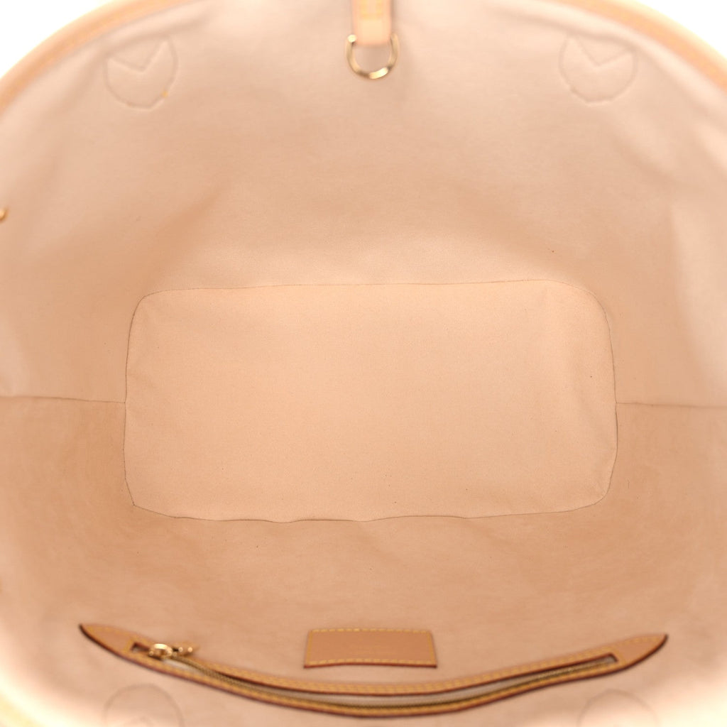 LV X TM Monogram Multicolor Neverfull MM White