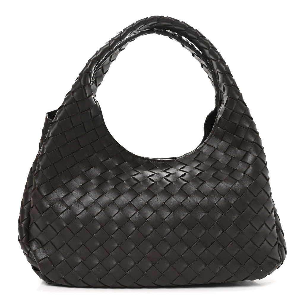 Nappa Intrecciato Medium Campana Shoulder Bag Fondant